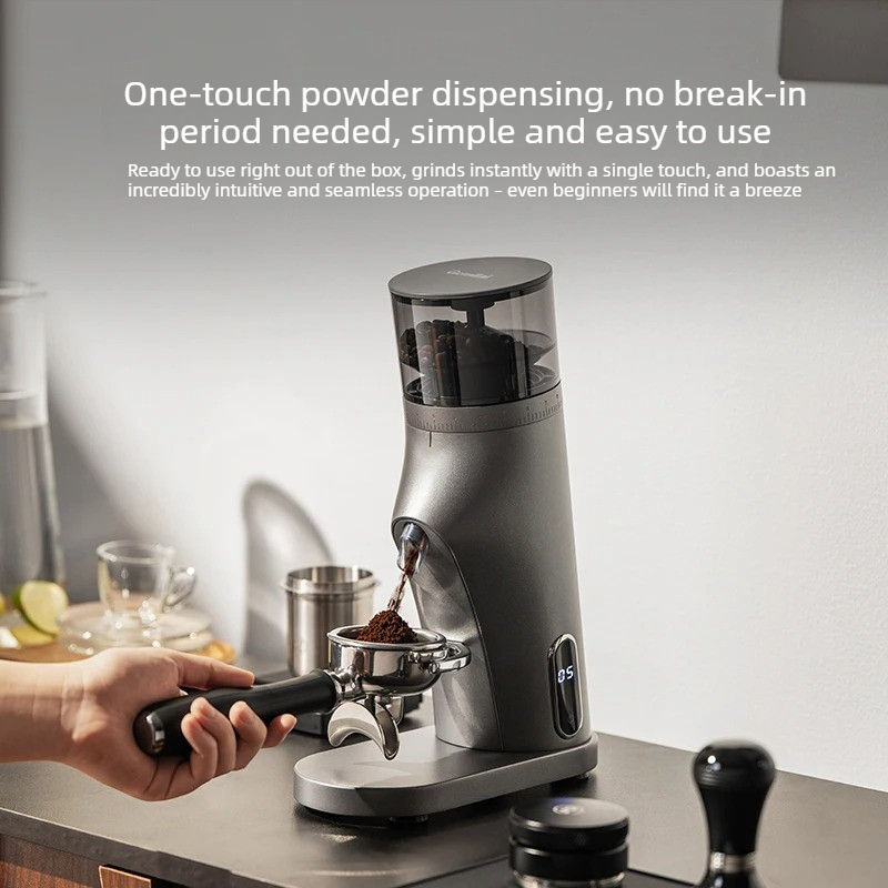 Coffee Grinder Burr Flat - Moulin à café électrique Gemilai 9010C