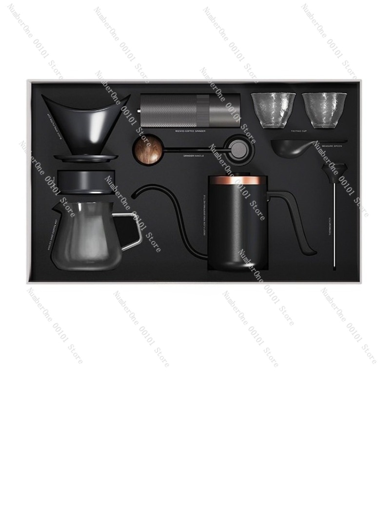 Coffee Equipment Pour Over - Coffret Cadeau Complet pour la Préparation