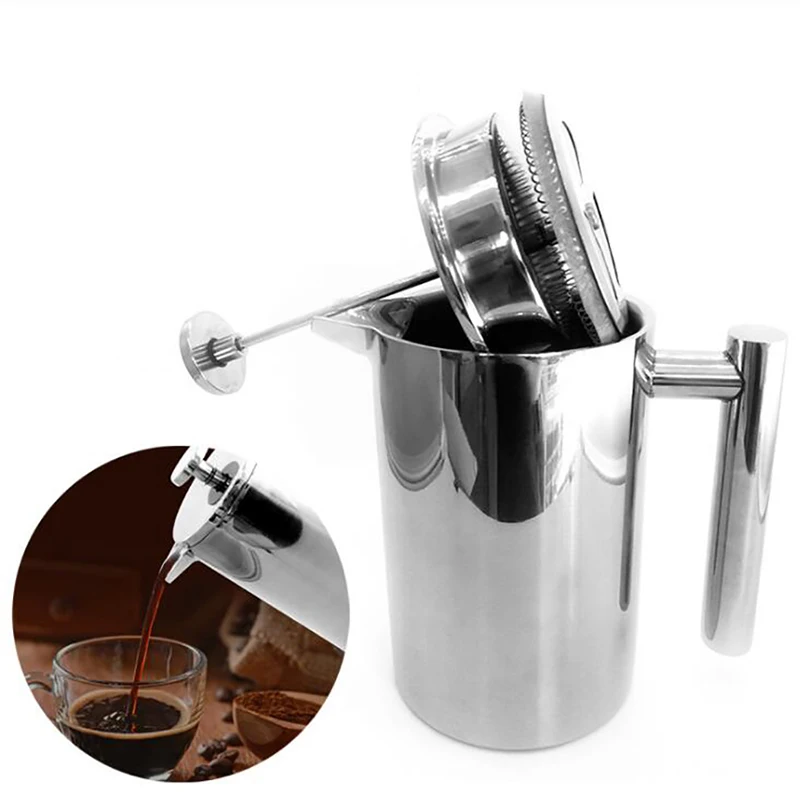 Coffee Equipment For Camping - Cafetière à piston isotherme à double