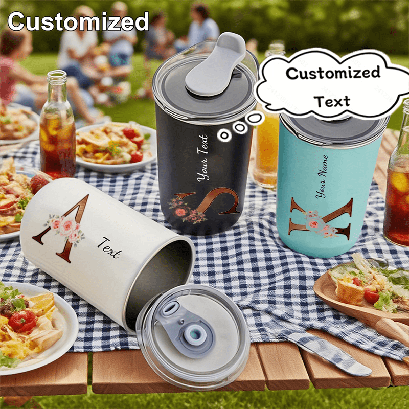 Coffee Equipment For Camping - Gobelet personnalisé avec monogramme floral, tasse
